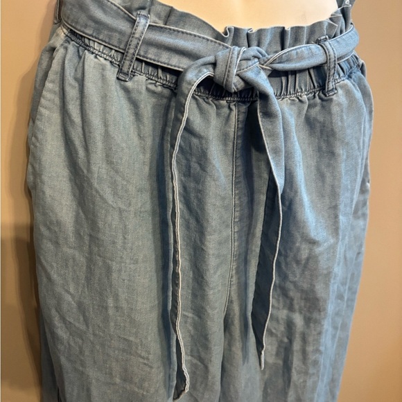 &Denim Girlfriend fit wide leg denim wide leg pants sz 6 - Picture 3 of 8
